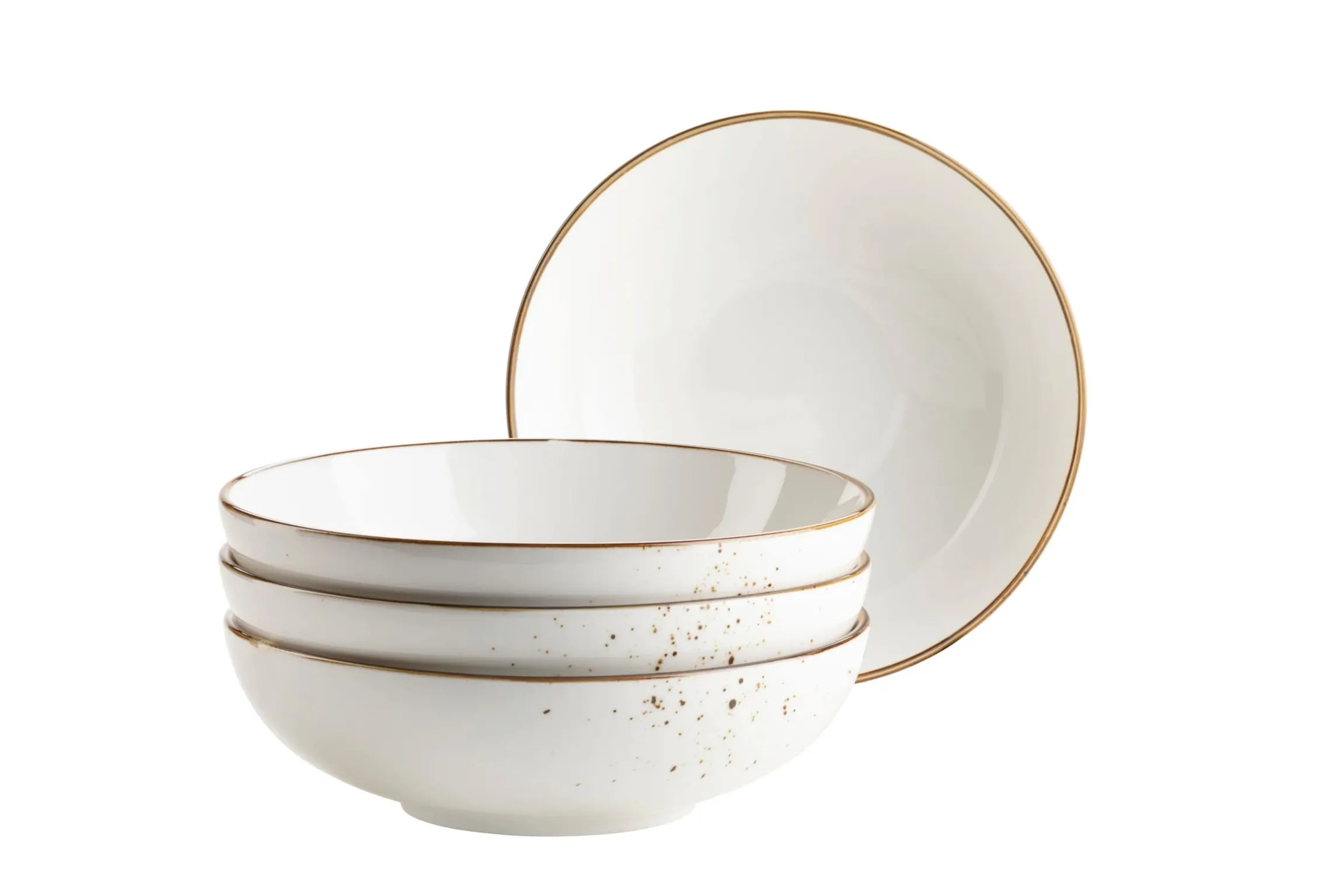 Schüssel-Set, Porzellan Pintar Beige / Braun