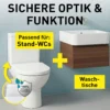 Silikonfugenband ee-zee für Waschtisch, Pissoir & Stand-WC 500 cm