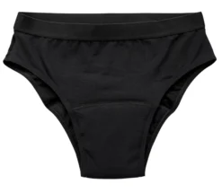 Slip mit Saugeinlage Schwarz