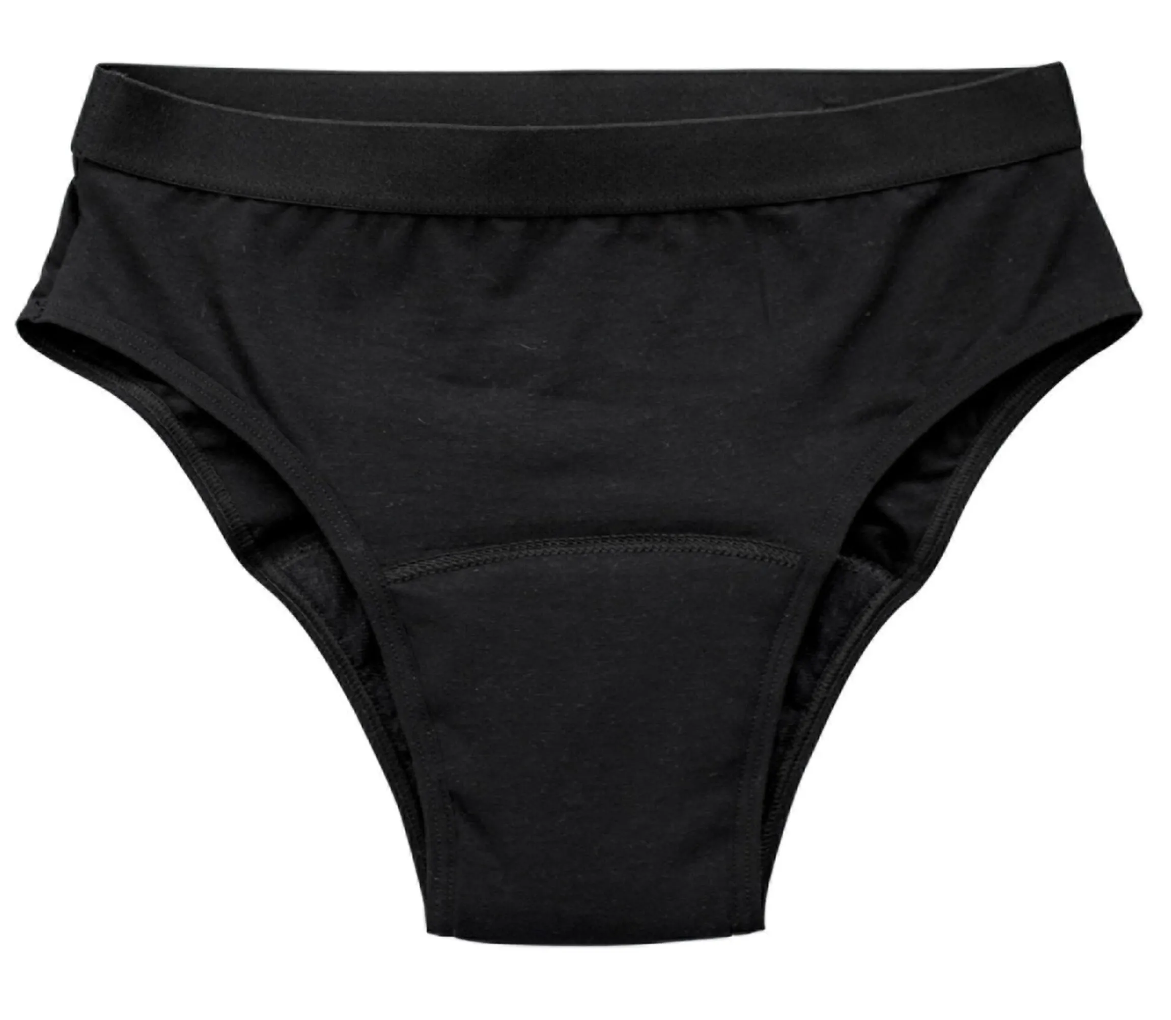 Slip mit Saugeinlage Schwarz