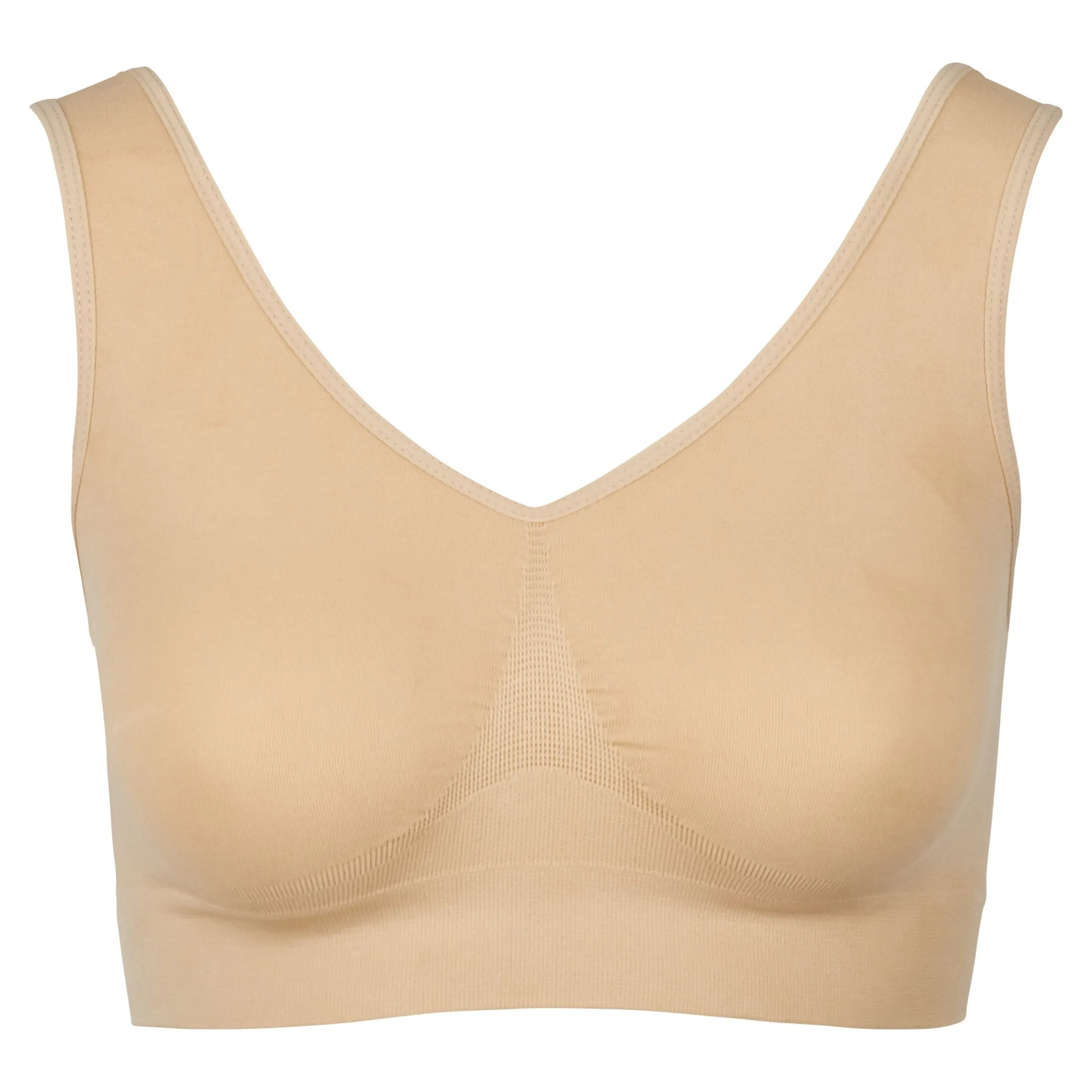 Soft-BH, 9-teilig weiß, beige, schwarz