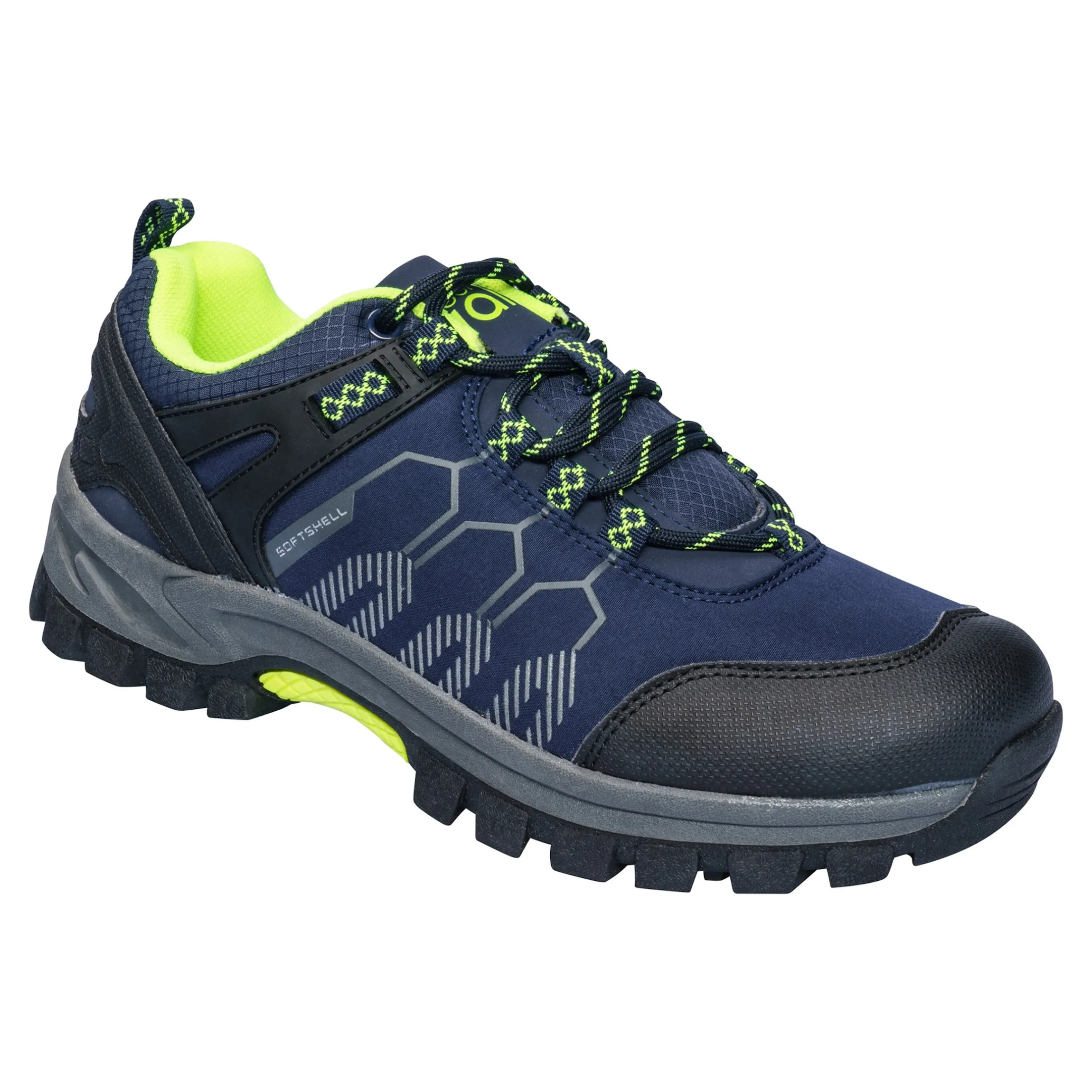 Softshell-Trekkingschuh unisex, wasserabweisend blau