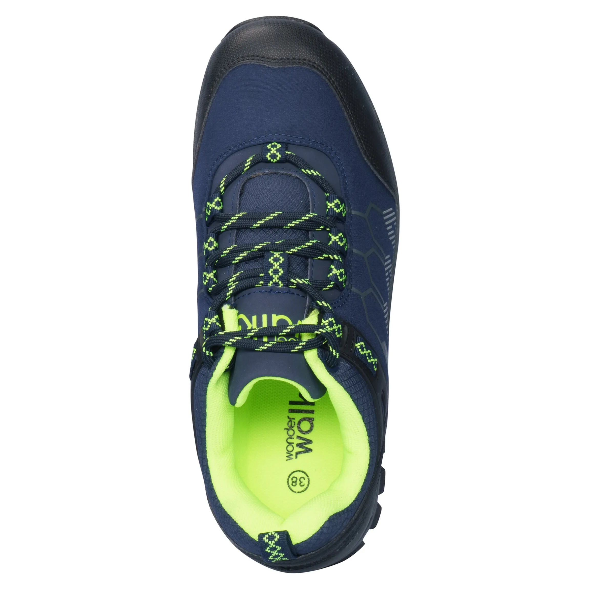 Softshell-Trekkingschuh unisex, wasserabweisend blau