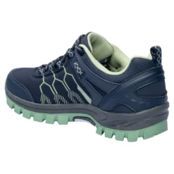 Softshell-Trekkingschuh unisex, wasserabweisend blau, grün