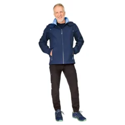 Softshell-Trekkingschuh unisex, wasserabweisend blau, grün