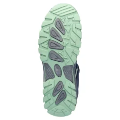 Softshell-Trekkingschuh unisex, wasserabweisend blau, grün