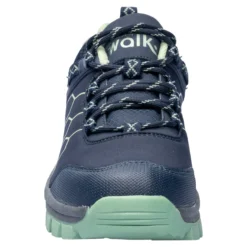 Softshell-Trekkingschuh unisex, wasserabweisend blau, grün