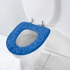 Soft-WC-Sitzauflage blau