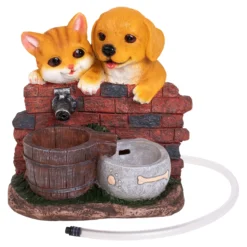 Solar-Brunnen „Flocki & Benno“