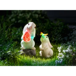 Solar-Dekofigur-Hase Bunni