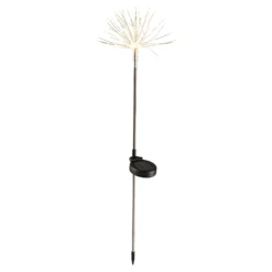 Solar-Gartenstecker "Diamanten-Regen" weiß
