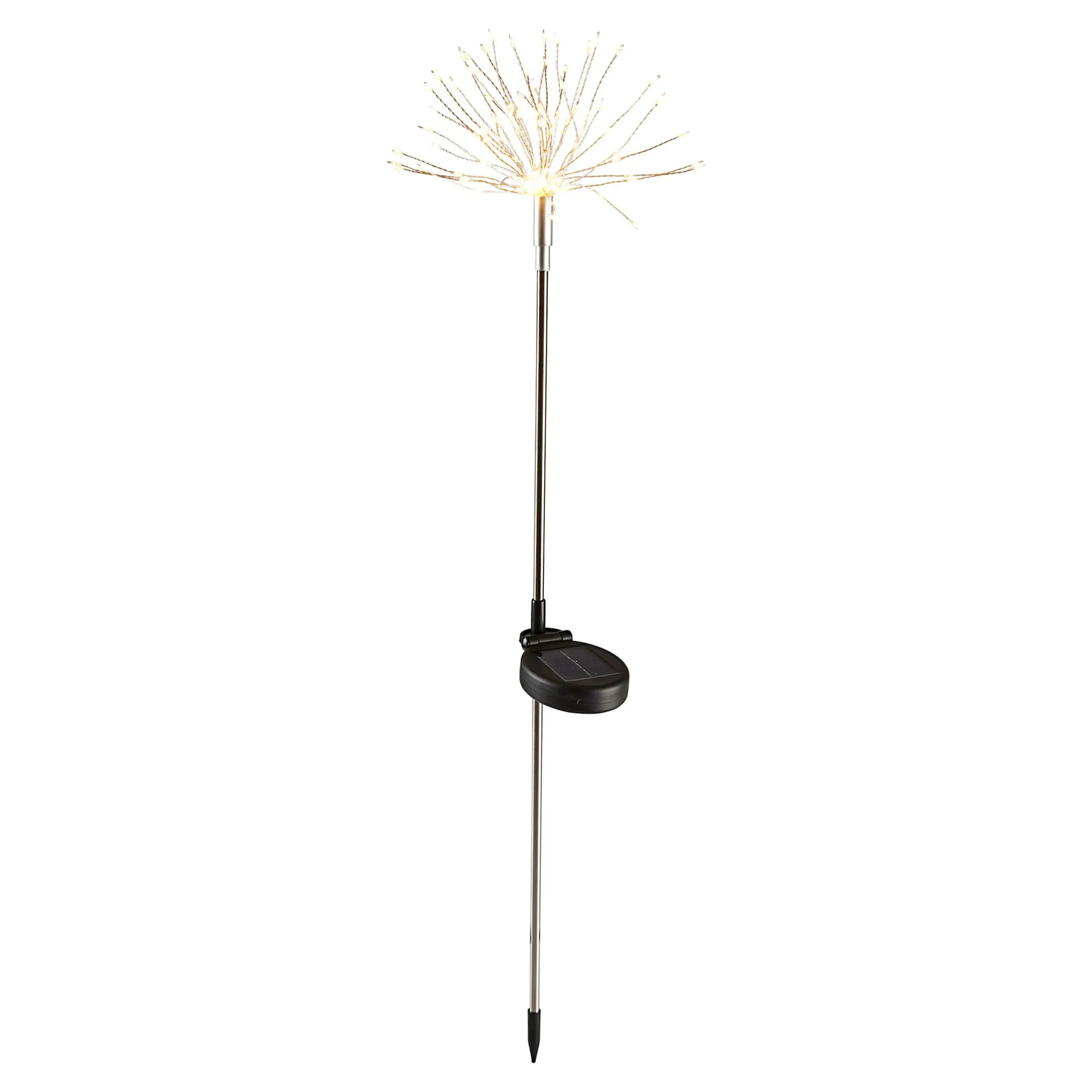 Solar-Gartenstecker "Diamanten-Regen" weiß
