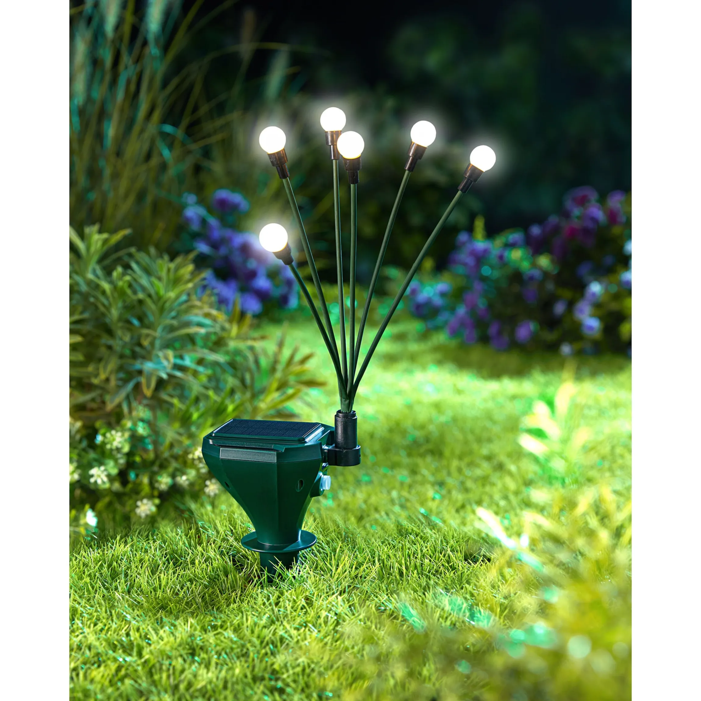 Solar-Gartenstecker Maulwurfschreck „2 in 1“