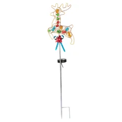 Solar-Gartenstecker Rentier