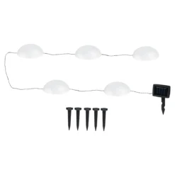 Solar-LED-Bodenleuchten, 5 Stück