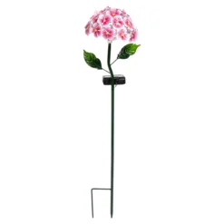 Solar-LED-Gartenstecker „Blütentraum“, 1 Stück lila