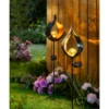 Solar-LED-Gartenstecker Feuer