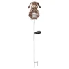 Solar-LED-Gartenstecker Hund Bodo