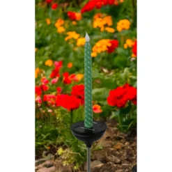 Solar-LED-Gartenstecker "Kerzen", 2 Stück