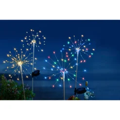 Solar-LED-Gartenstecker „Lichterzauber“ bunt