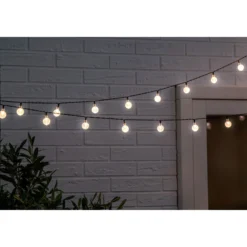 Solar-LED-Lichterkette, 187 cm