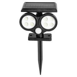 Solar-LED-Sicherheitsstrahler „2 in1“