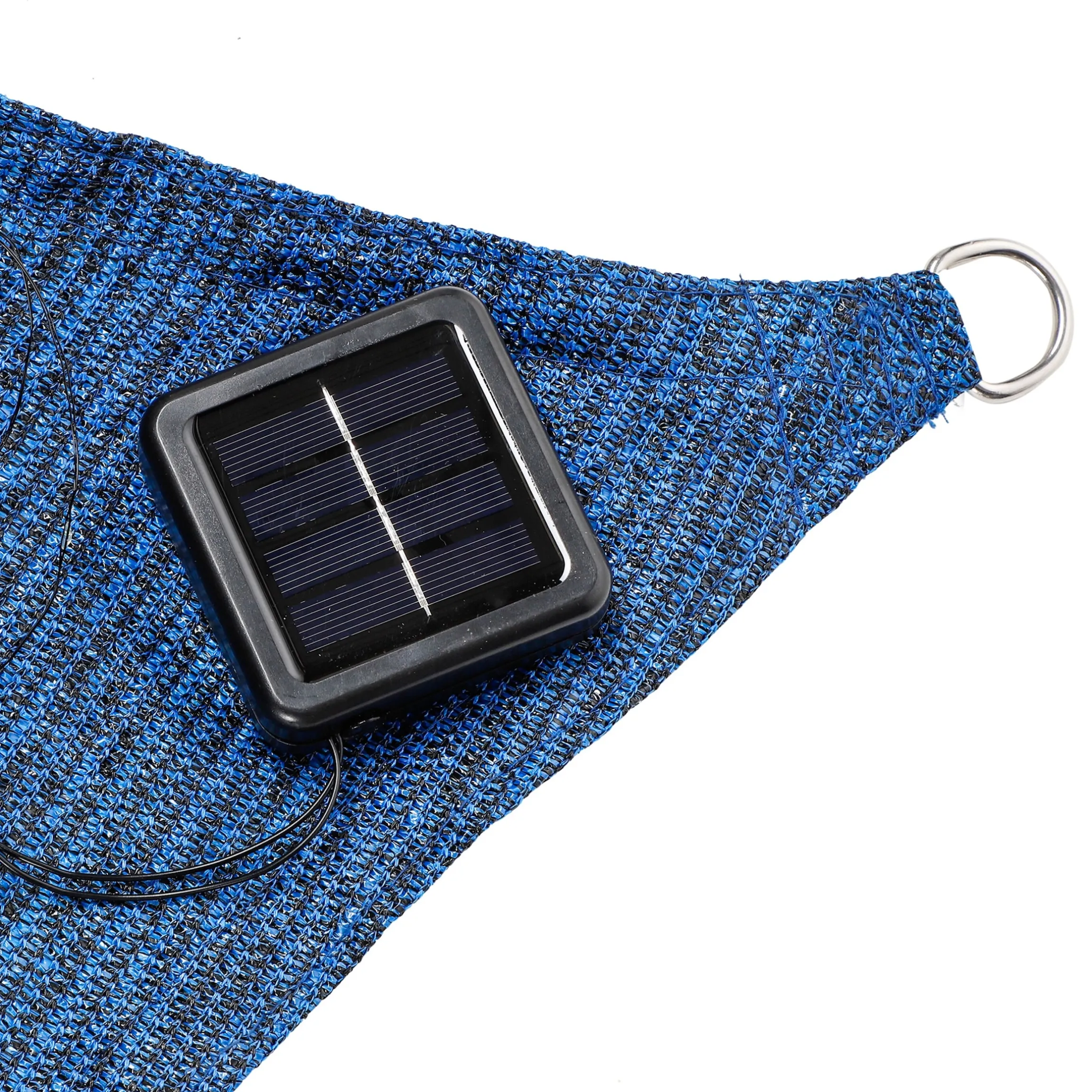 Solar-LED-Sonnensegel UV 50 mit 100 LEDs 4eckig