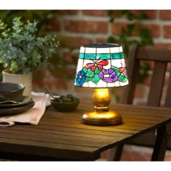 Solar-LED-Tischlampe „Antik“