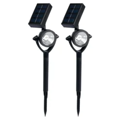Solar-Sicherheits-Wegleuchte, 2 Stück