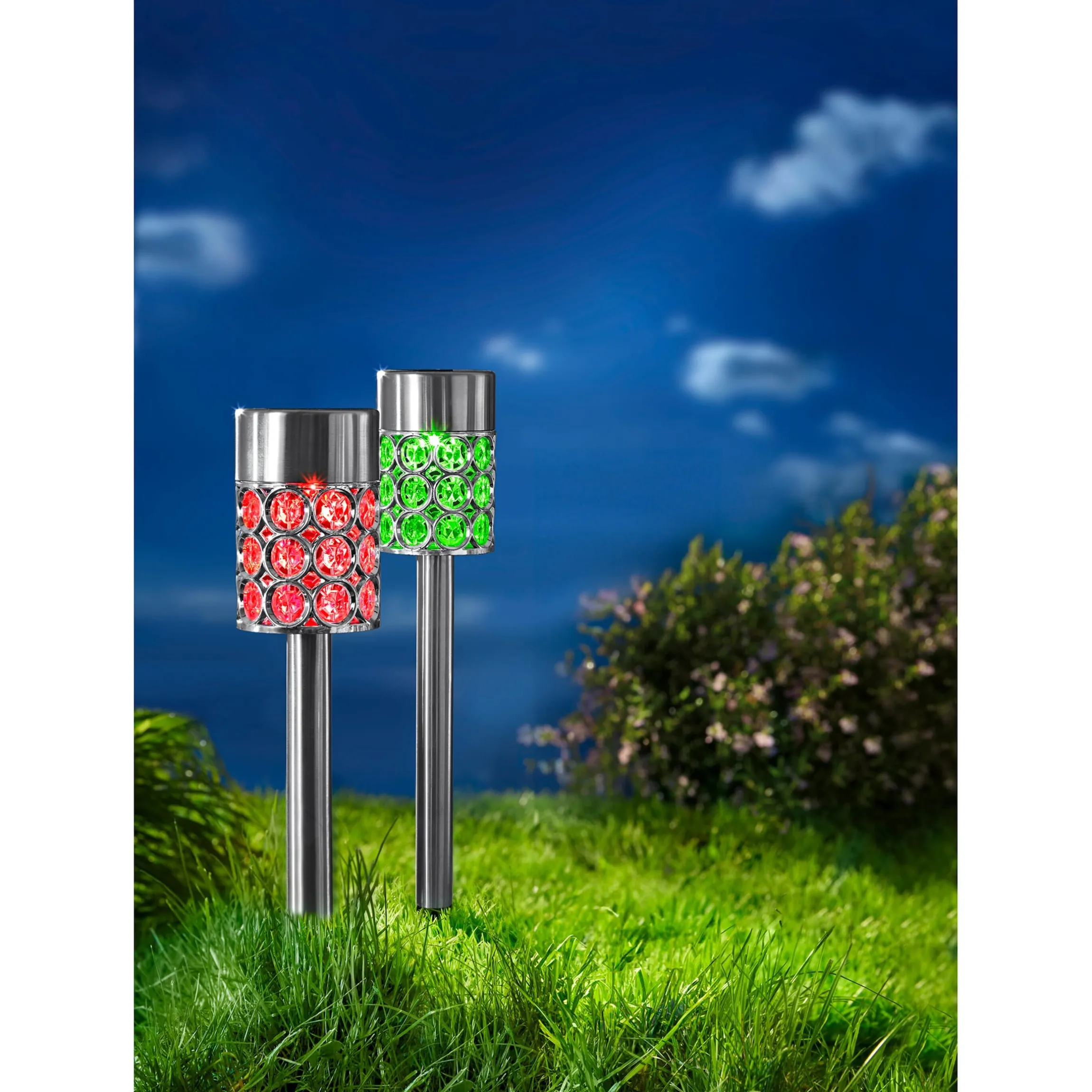 Solar-Stecker "Elegance", 2 Stück + 1 Stück gratis