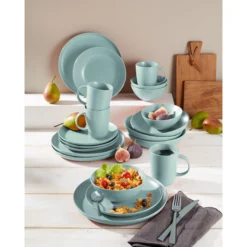 Speiseteller „Basic“, 4 Stück mint