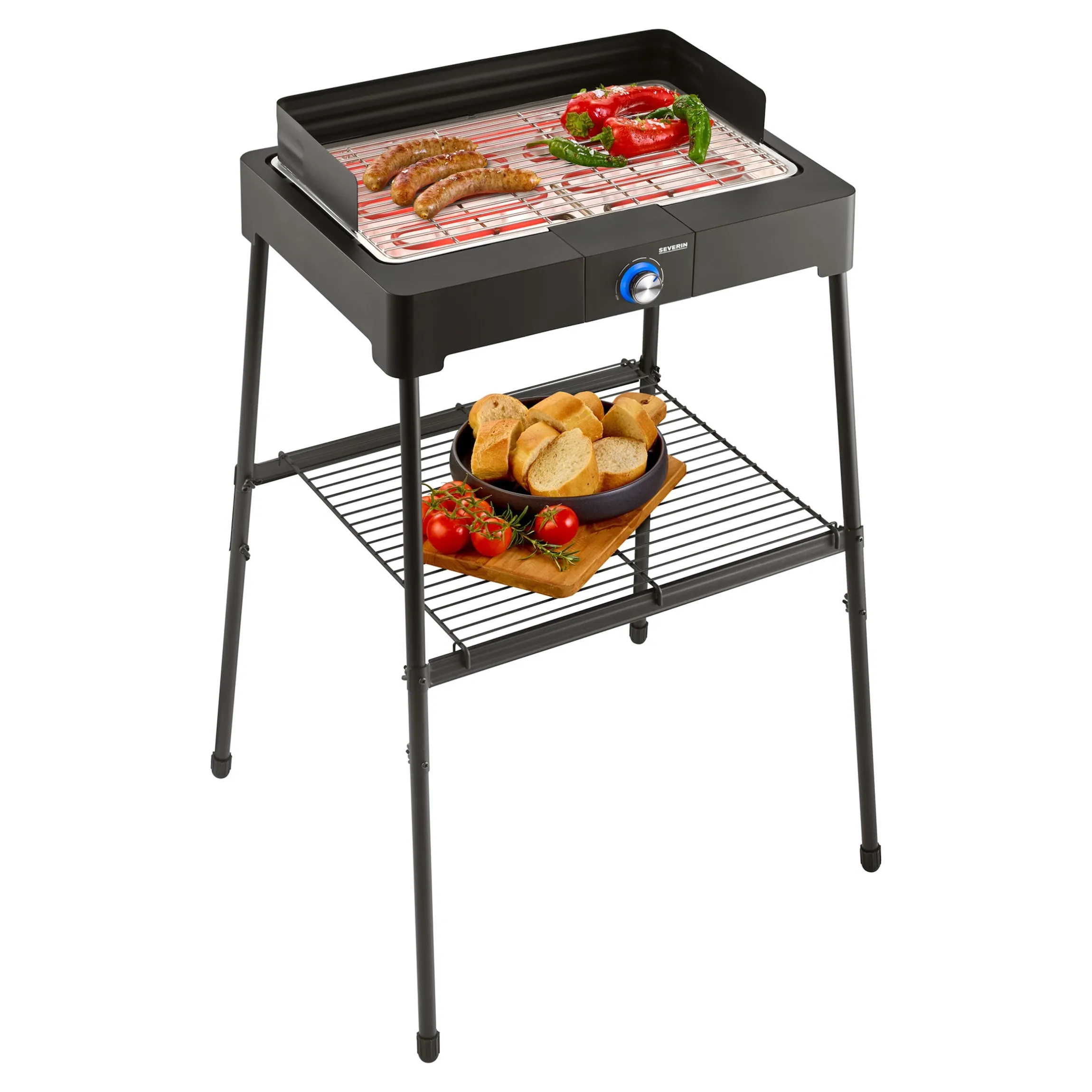 Standgrill mit Grillrost