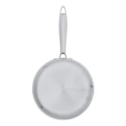 Stielkasserolle mit Wabenstruktur, Edelstahl, 18 cm