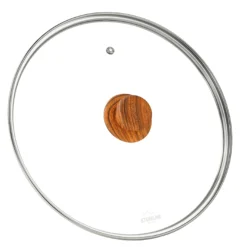 STONELINE Back to Nature Glasdeckel 30 cm | Holzoptik