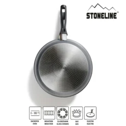 STONELINE Bratpfanne 26 cm | mit Deckel