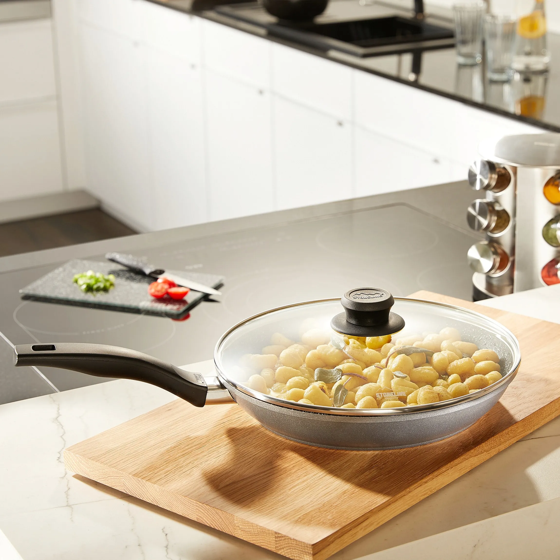 STONELINE Bratpfanne 26 cm | mit Deckel