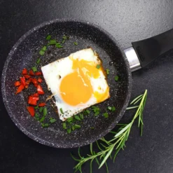 STONELINE Bratpfanne 16 cm | ohne Deckel - Schwarz