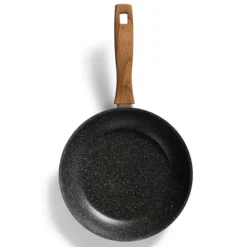 STONELINE Bratpfanne 24 cm | ohne Deckel - Holzoptik