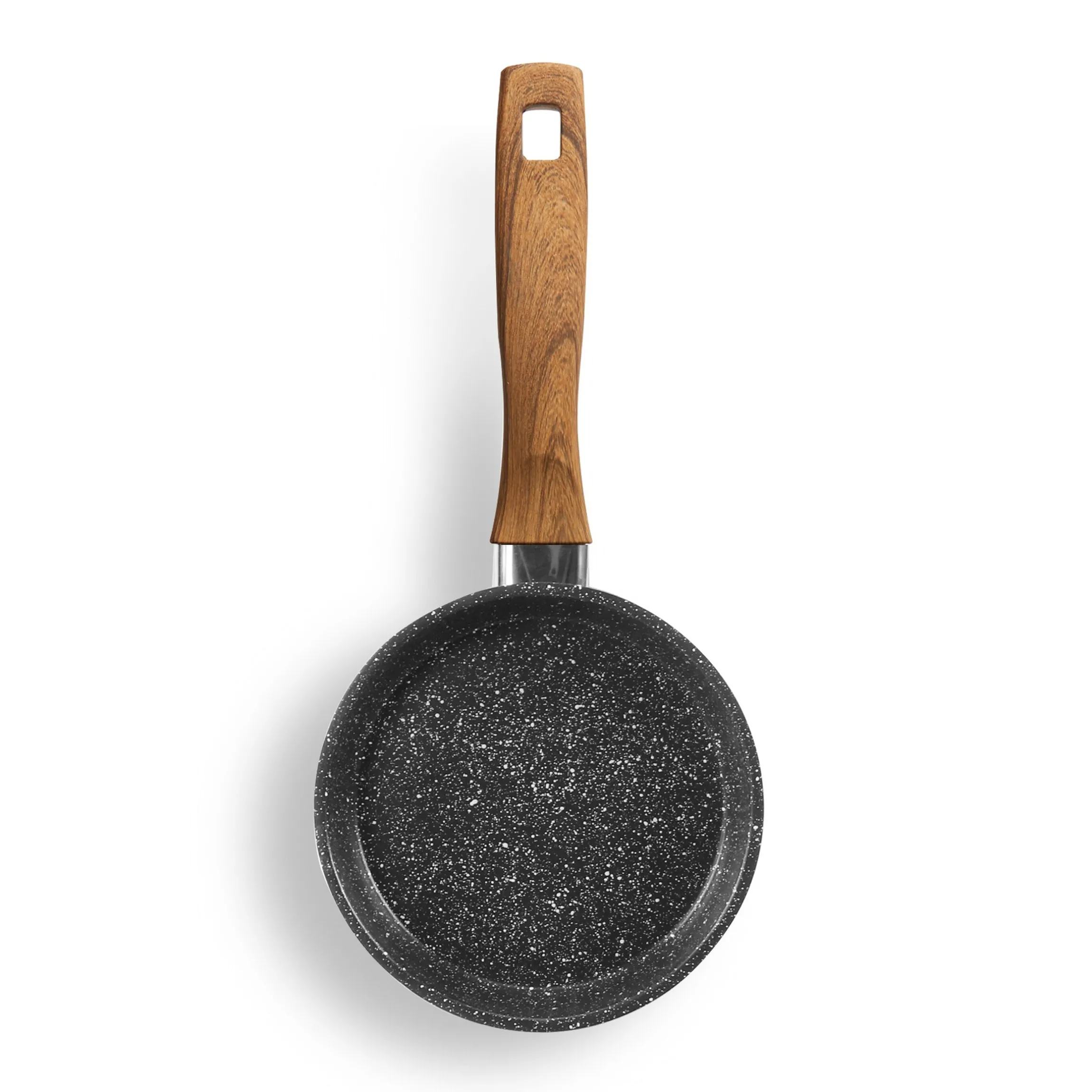 STONELINE Bratpfanne 14 cm | ohne Deckel - Holzoptik