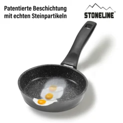 STONELINE Bratpfanne 14 cm | ohne Deckel - Schwarz