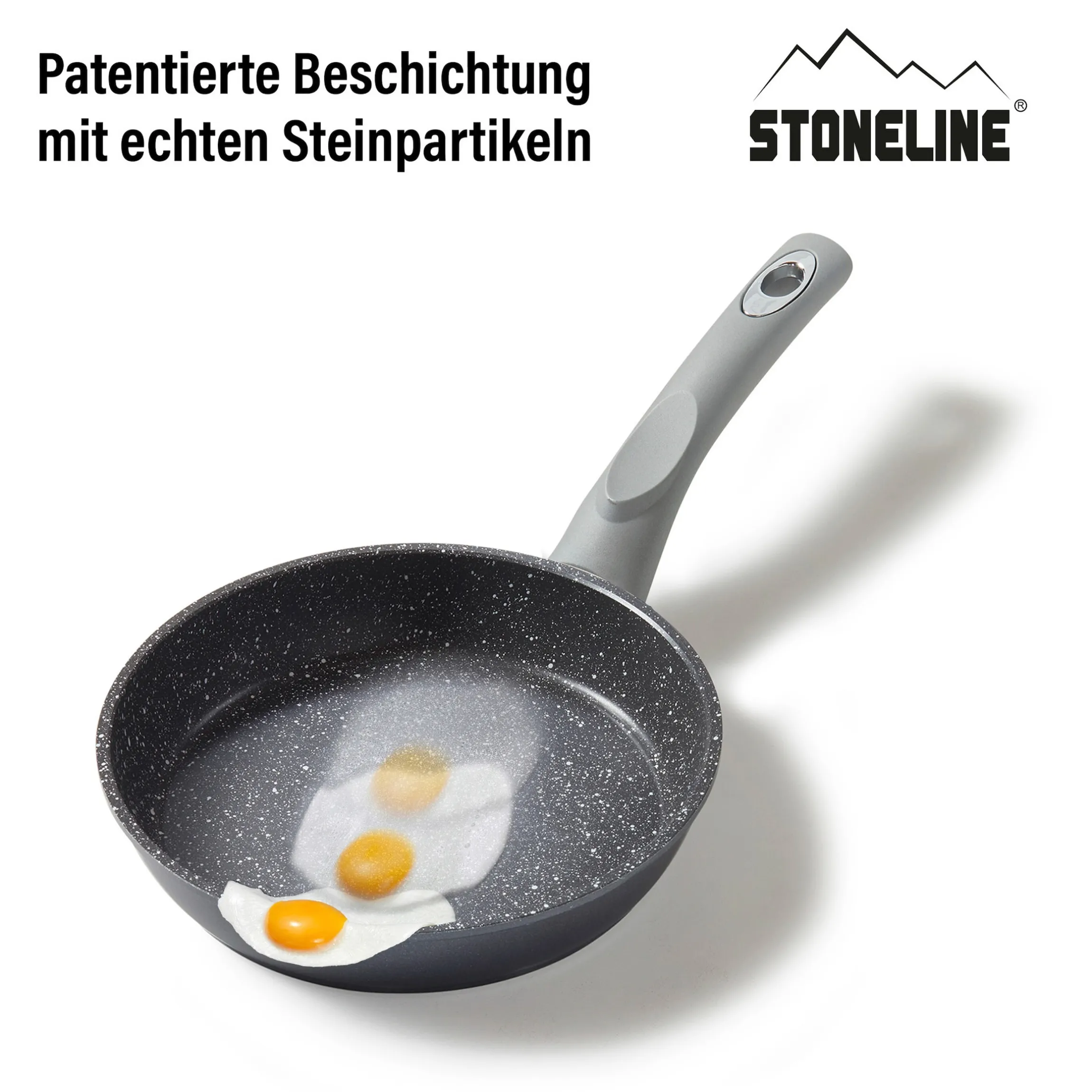 STONELINE Bratpfanne 18 cm | ohne Deckel - Grau