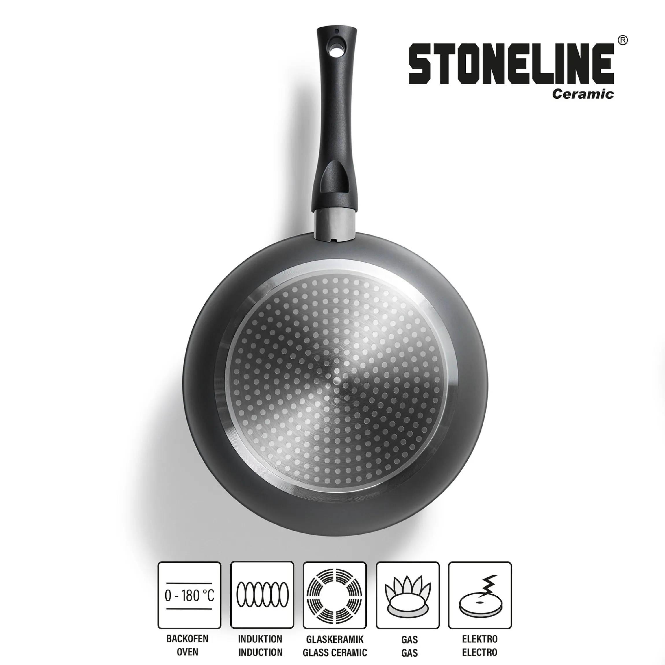 STONELINE CERAMIC Keramik Bratpfanne 20 cm | ohne Deckel