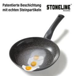 STONELINE CERAMIC Keramik Bratpfanne 20 cm | ohne Deckel