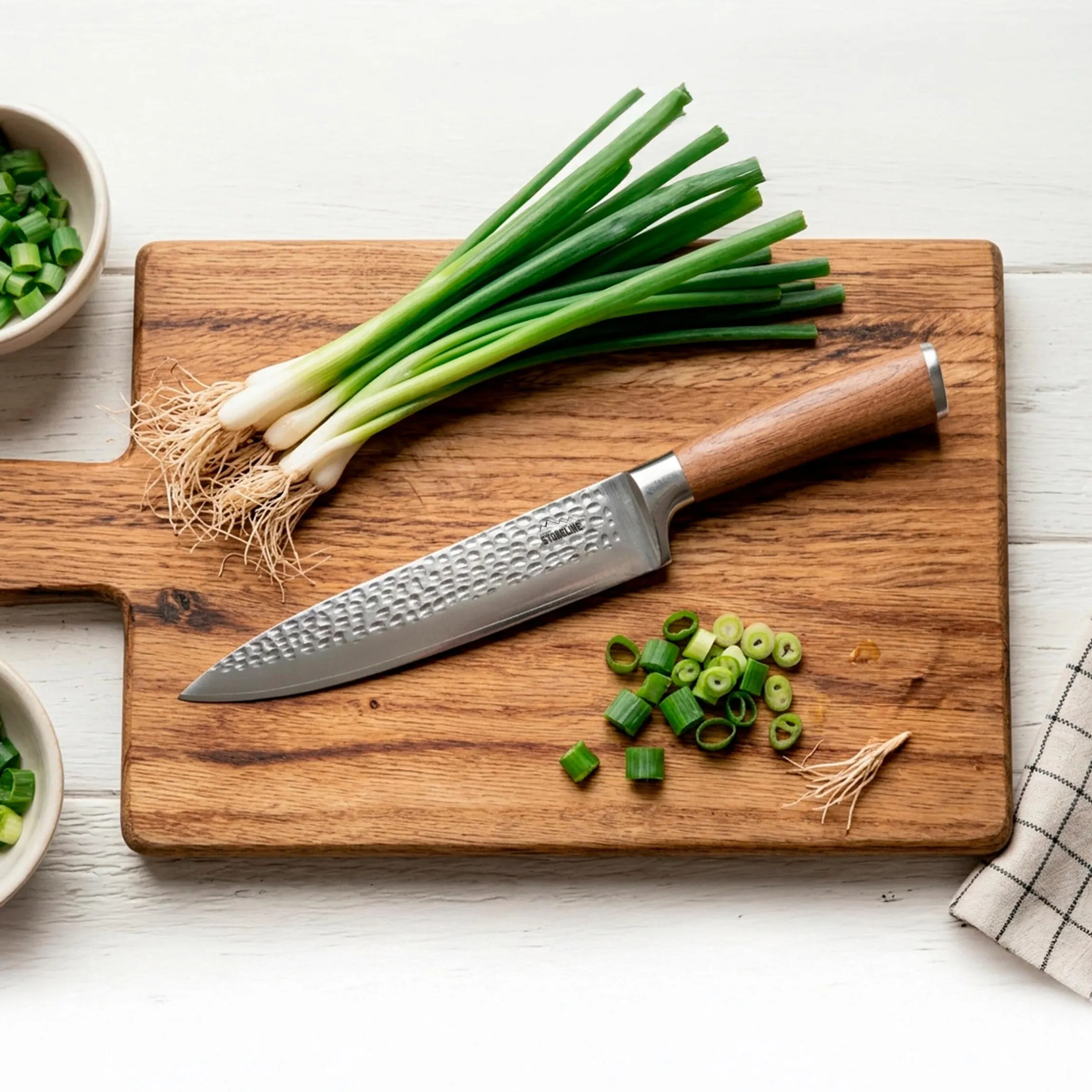 STONELINE Chefmesser 34 cm | 67 Lagen Damastmesser