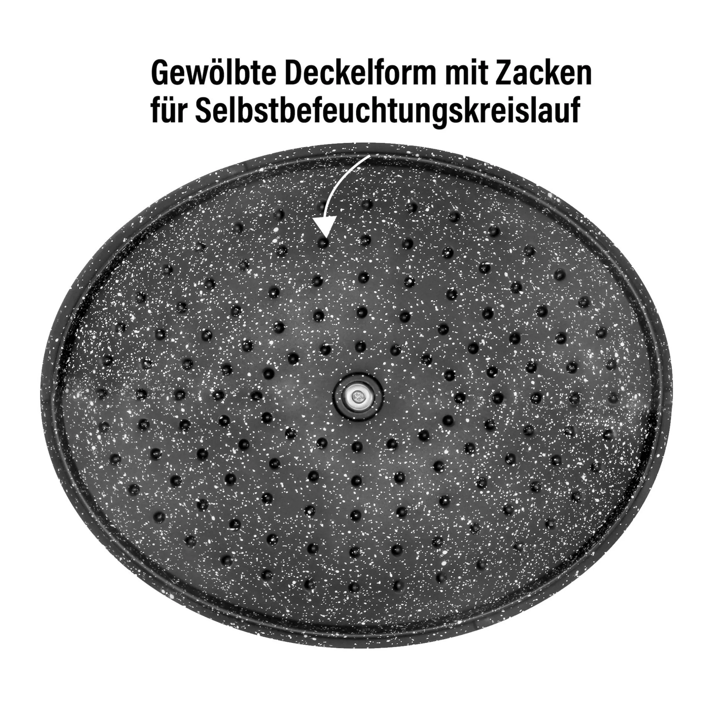 STONELINE Cocotte Bräter Oval 32x25 cm Rosa | mit Deckel