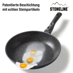STONELINE Flex Schmorpfanne 28 cm mit abnehmbarem Griff | ohne Deckel