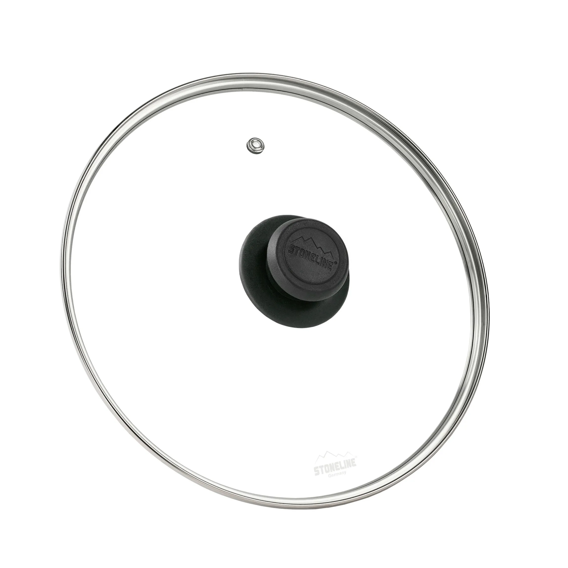 STONELINE Glasdeckel 26 cm | Schwarz