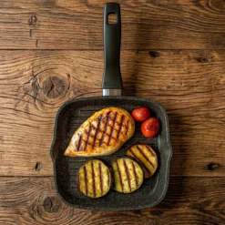STONELINE Grillpfanne 16 cm | ohne Deckel - Schwarz