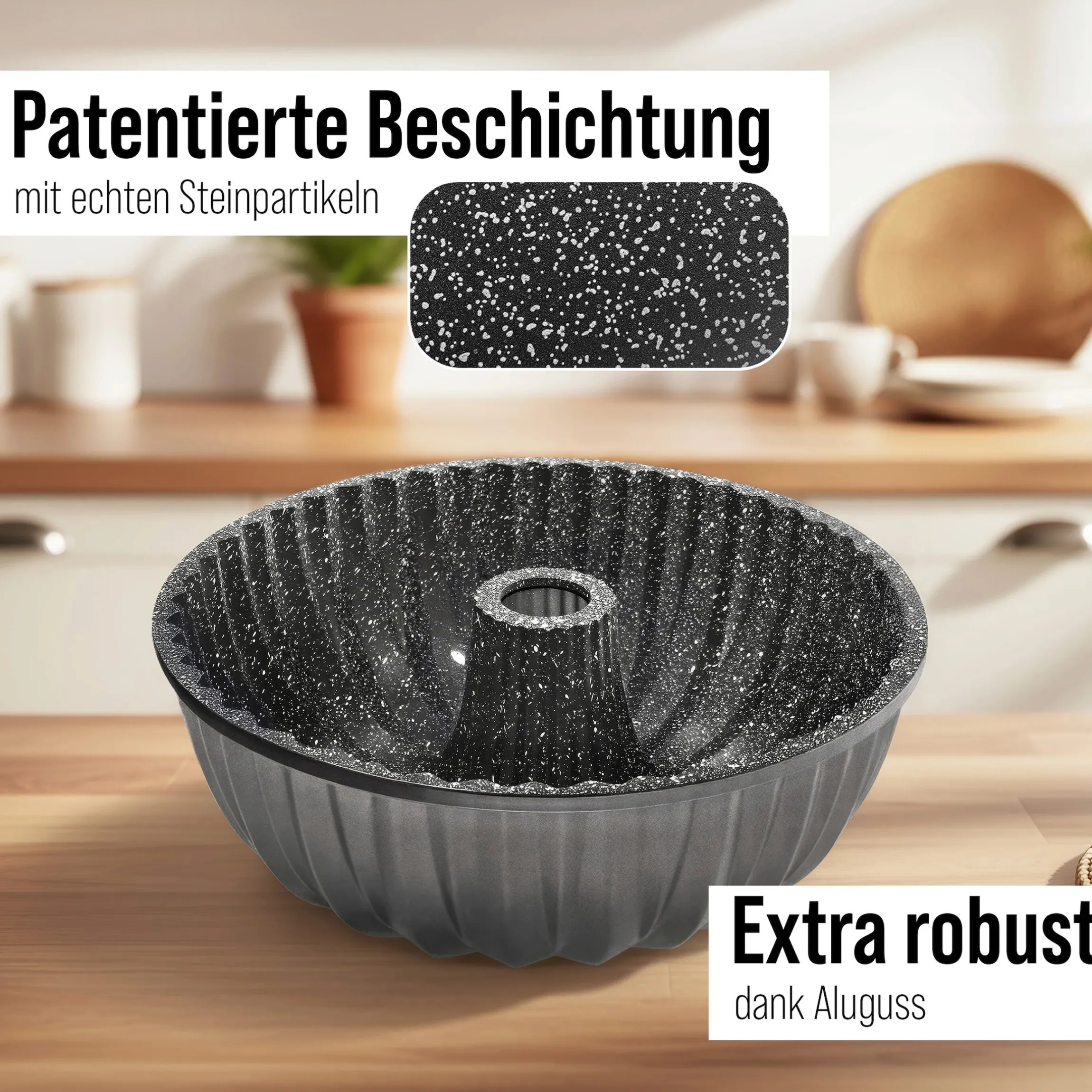 STONELINE Gugelhupf Backform 24,5 cm