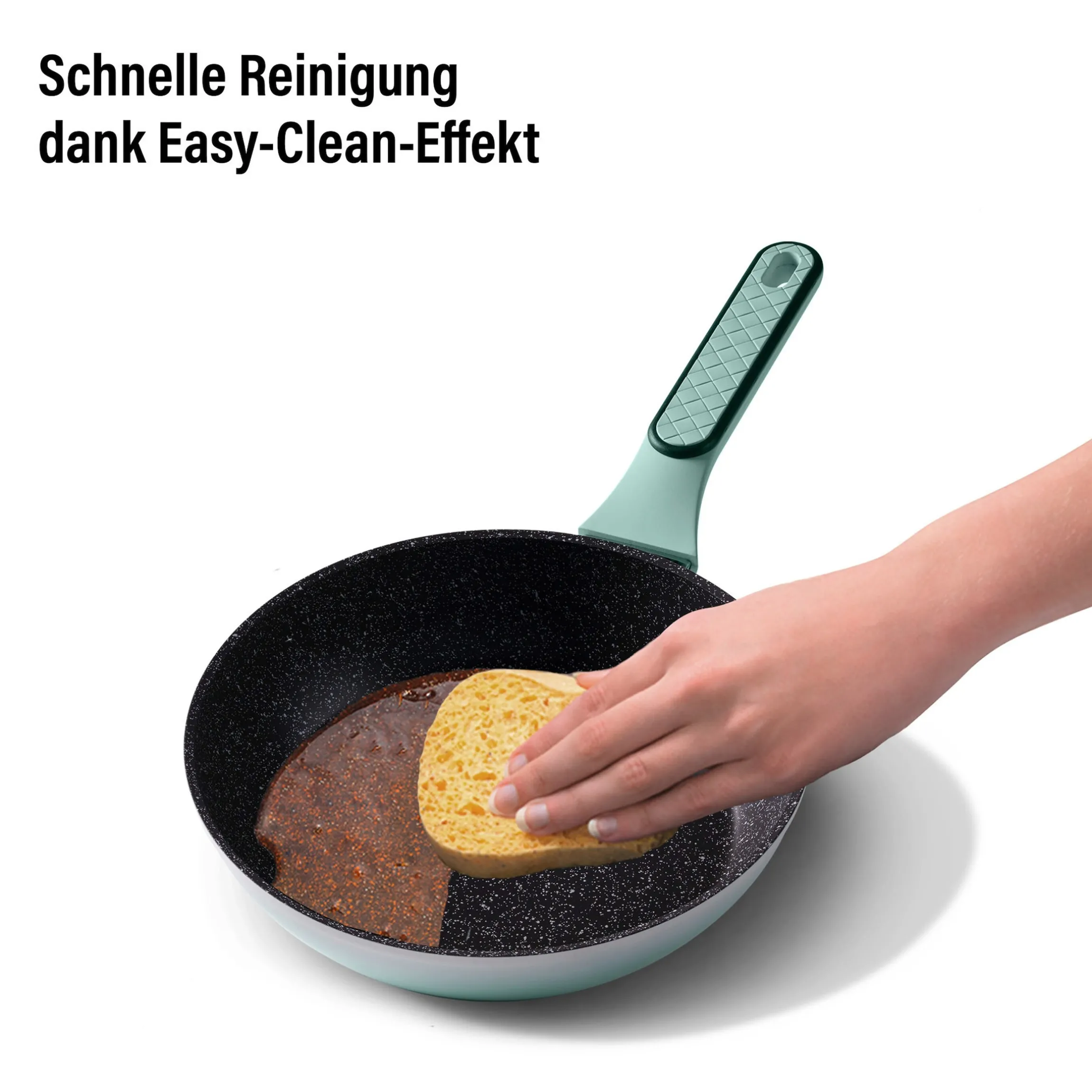 STONELINE Kochgeschirr-Set 11-teilig 18/20/24 Mint | mit Deckeln
